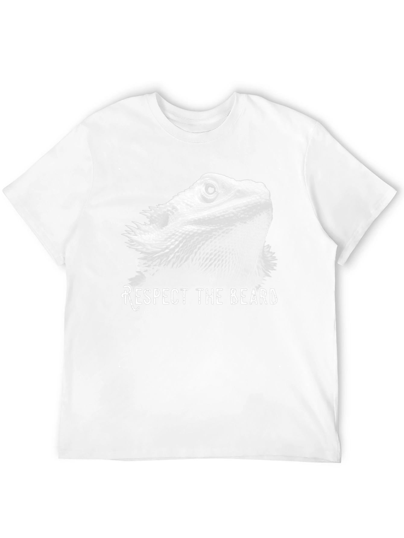 Respect the Beard Bearded Dragon Lizard T-Shirt