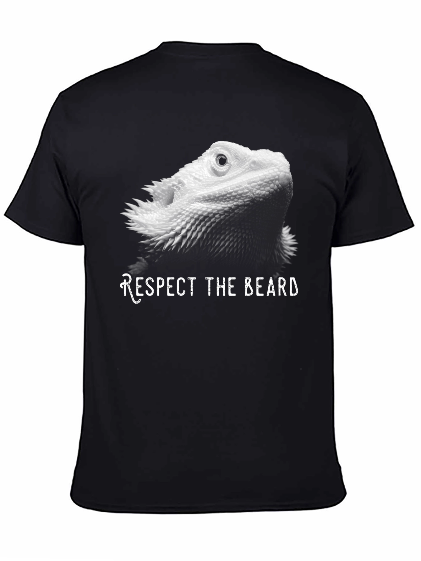 Respect the Beard Bearded Dragon Lizard T-Shirt