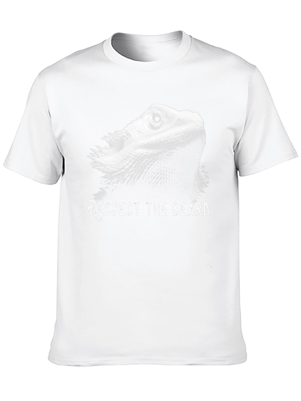 Respect the Beard Bearded Dragon Lizard T-Shirt