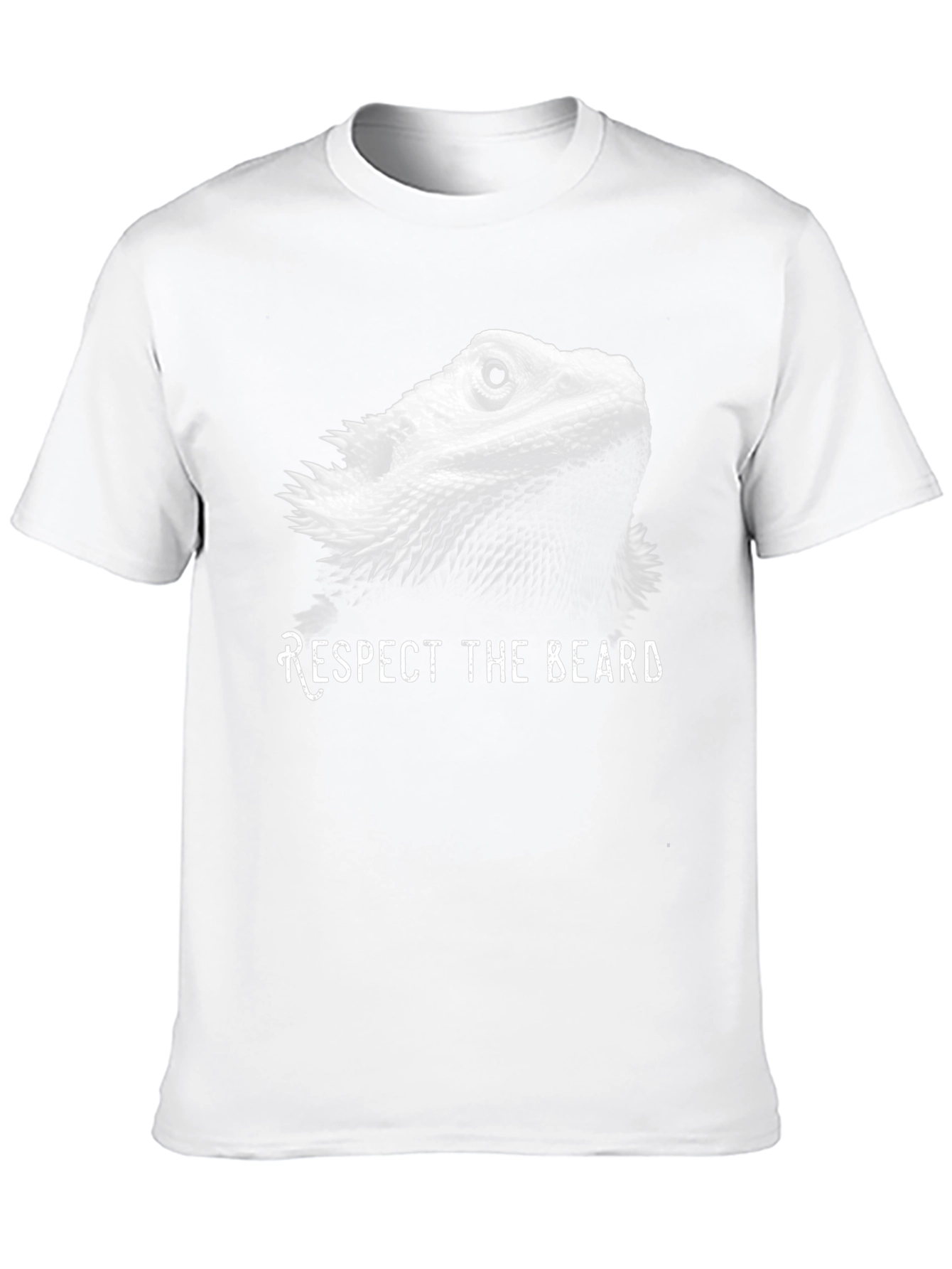 Respect the Beard Bearded Dragon Lizard T-Shirt