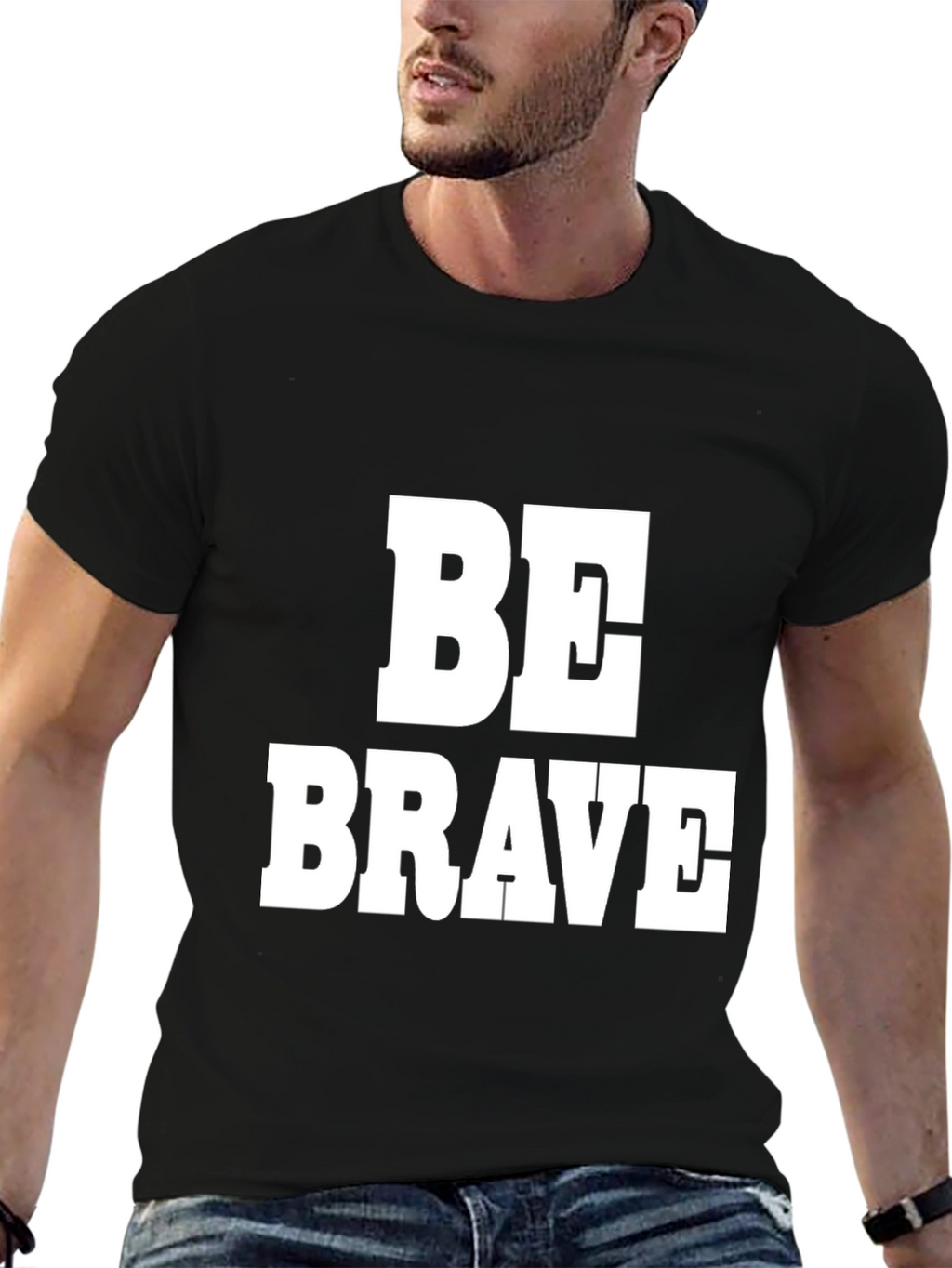 Be Brave Black T-Shirt