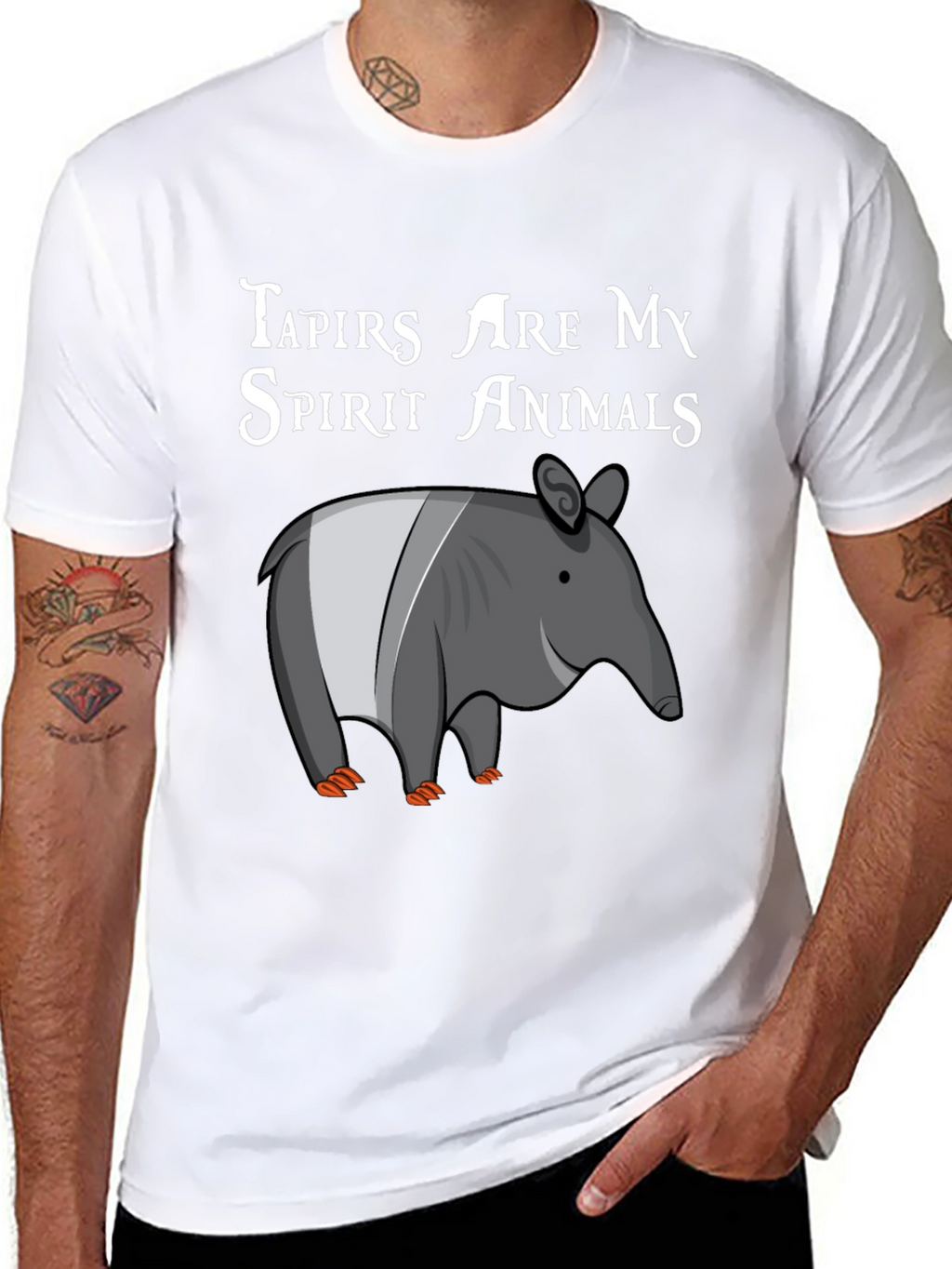 Tapir Spirit Animal Graphic Tee