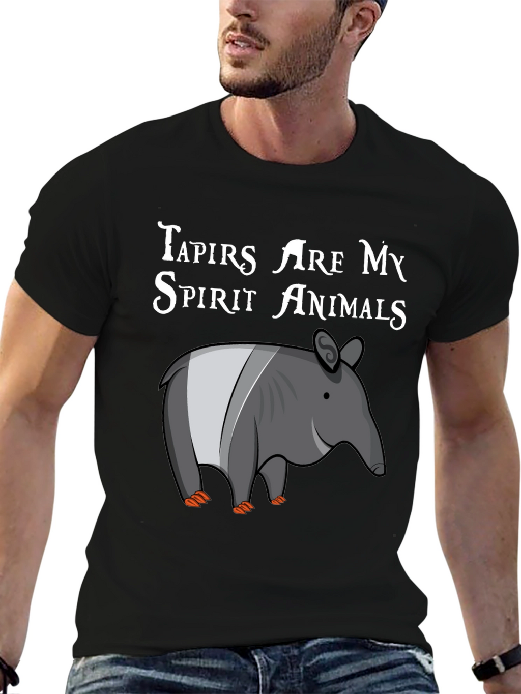 Tapir Spirit Animal Graphic Tee