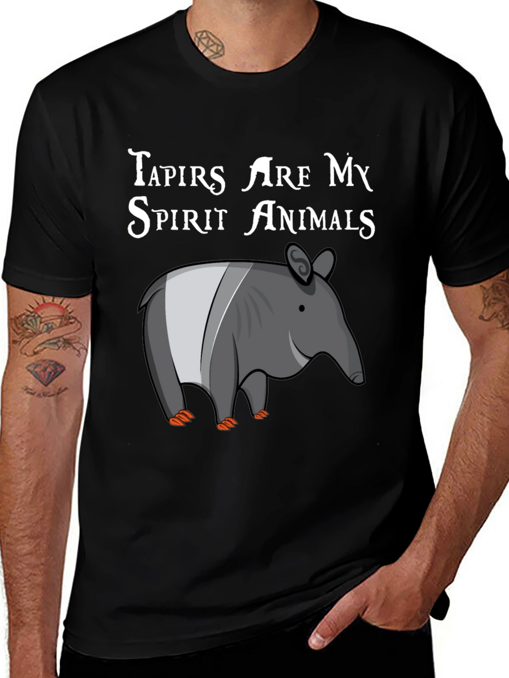 Tapir Spirit Animal Graphic Tee