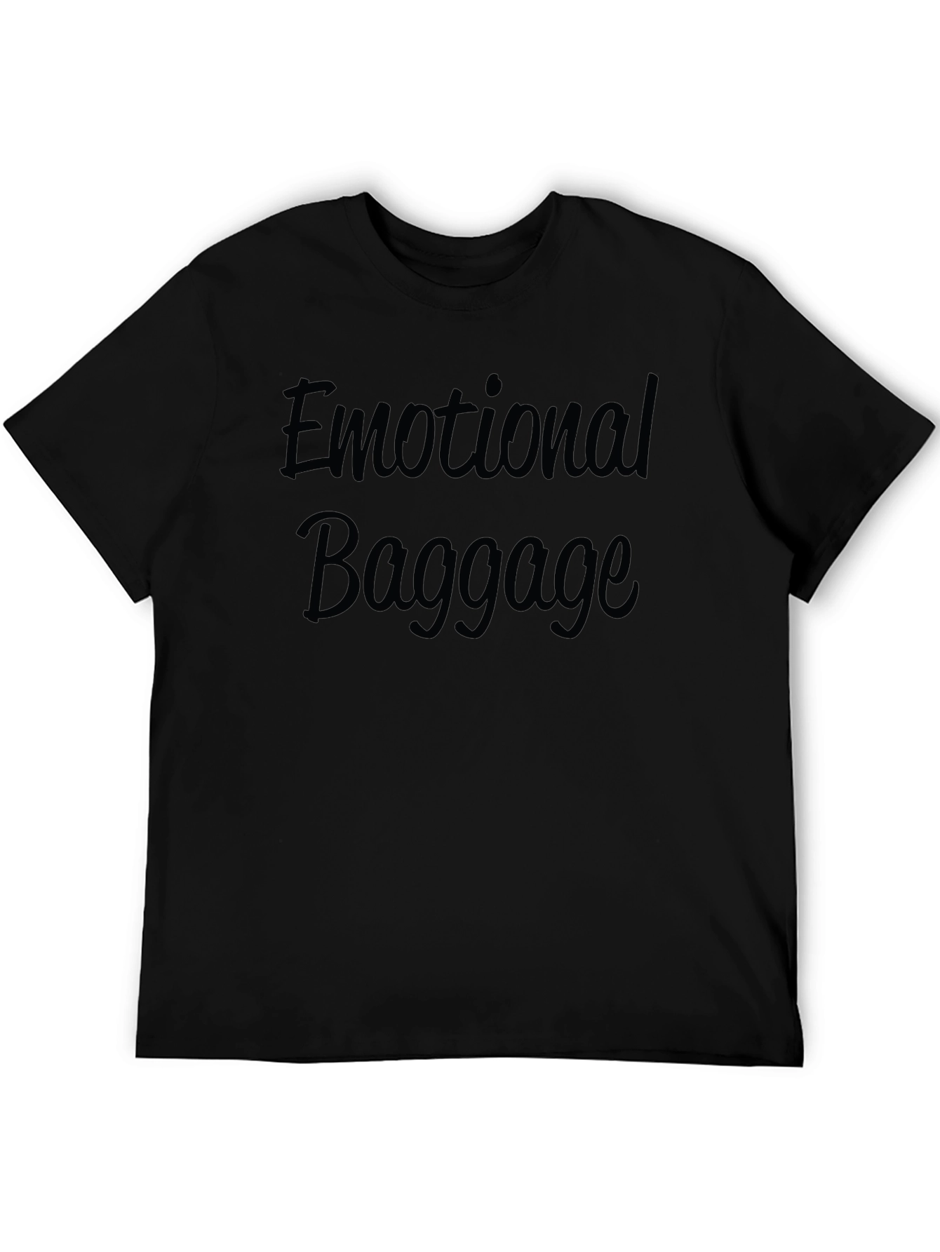 Emotional Baggage Graphic Tee - Black