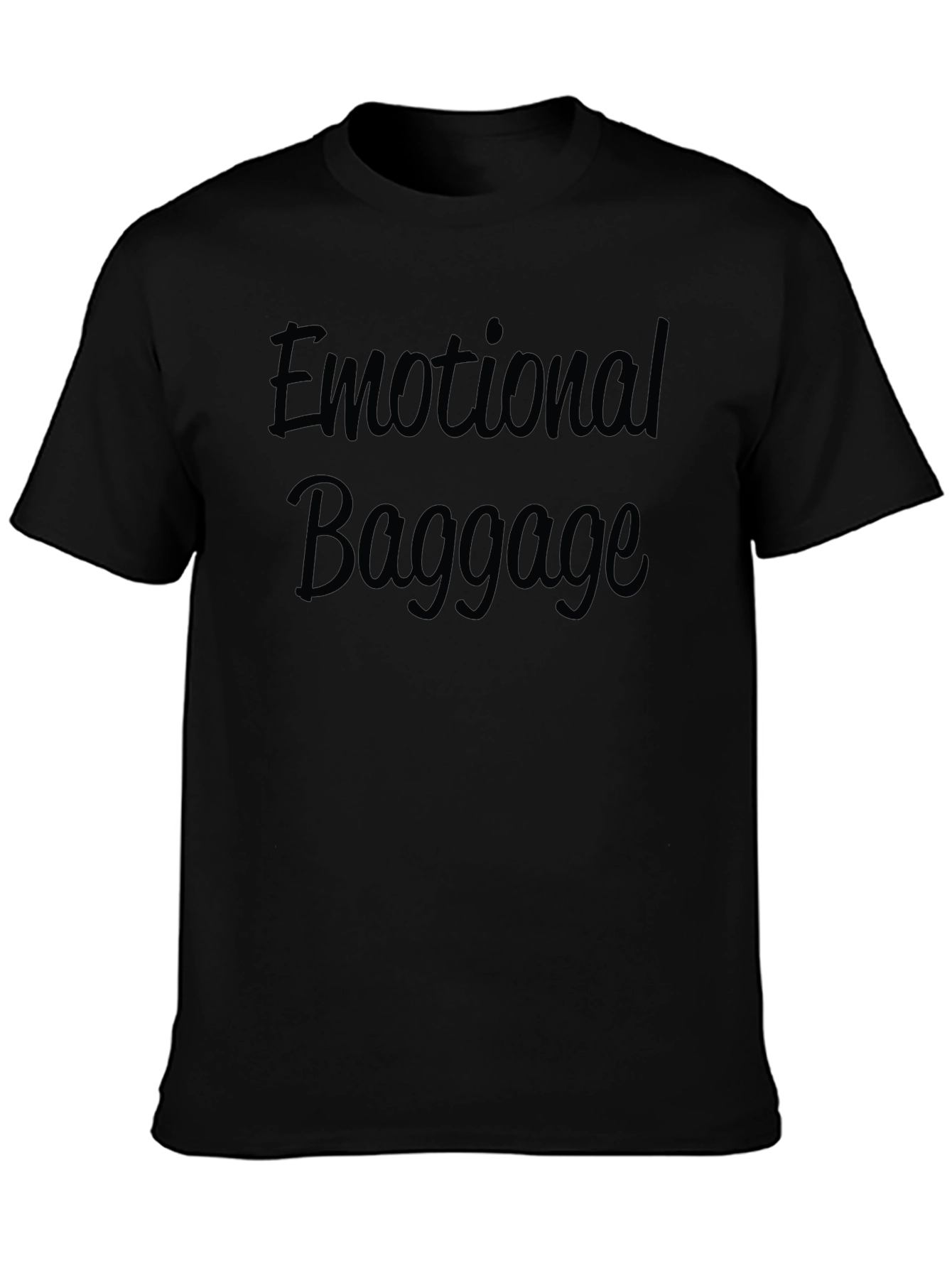 Emotional Baggage Graphic Tee - Black