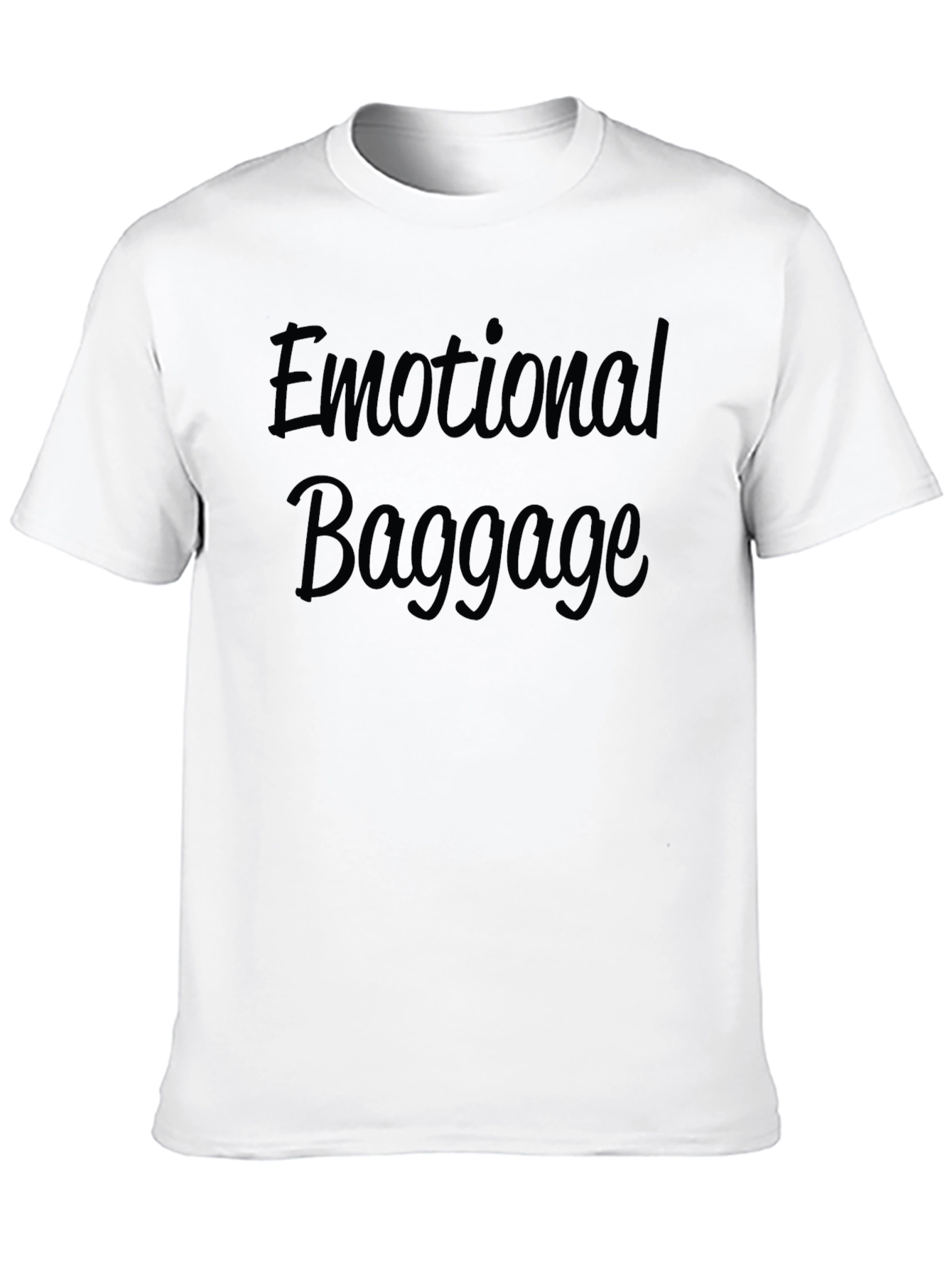 Emotional Baggage Graphic Tee - Black