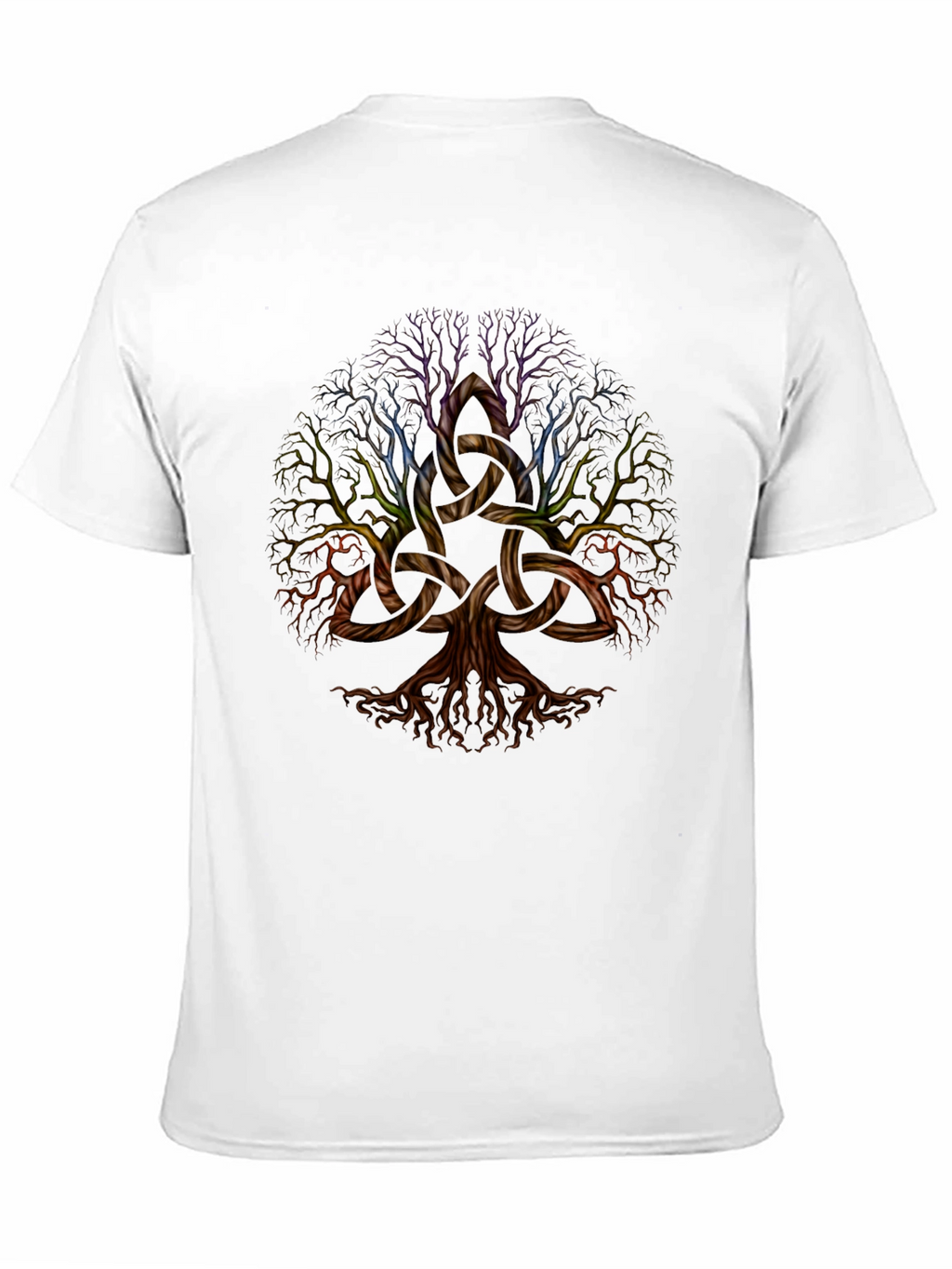Celtic Tree of Life Graphic Black T-Shirt
