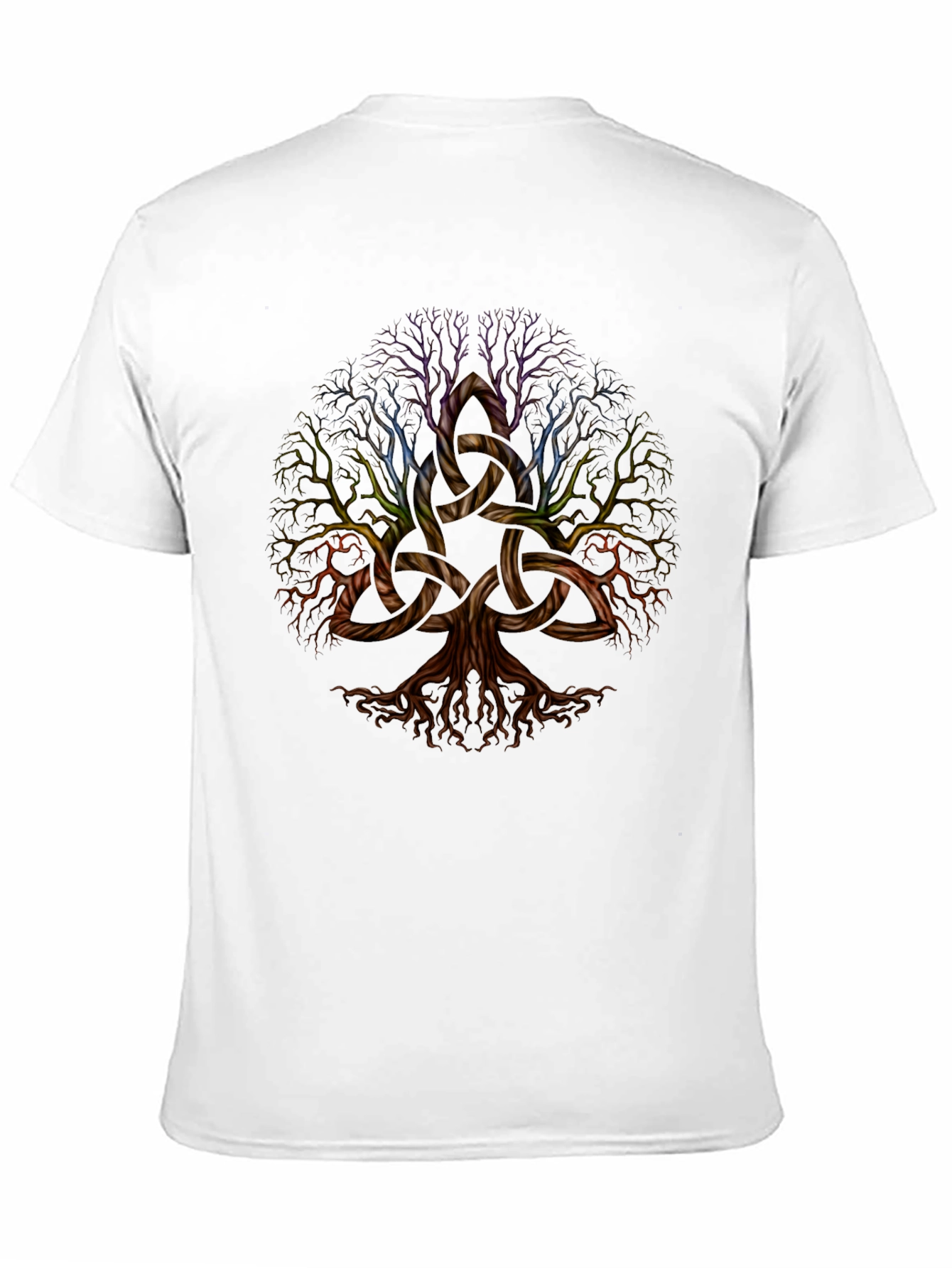 Celtic Tree of Life Graphic Black T-Shirt