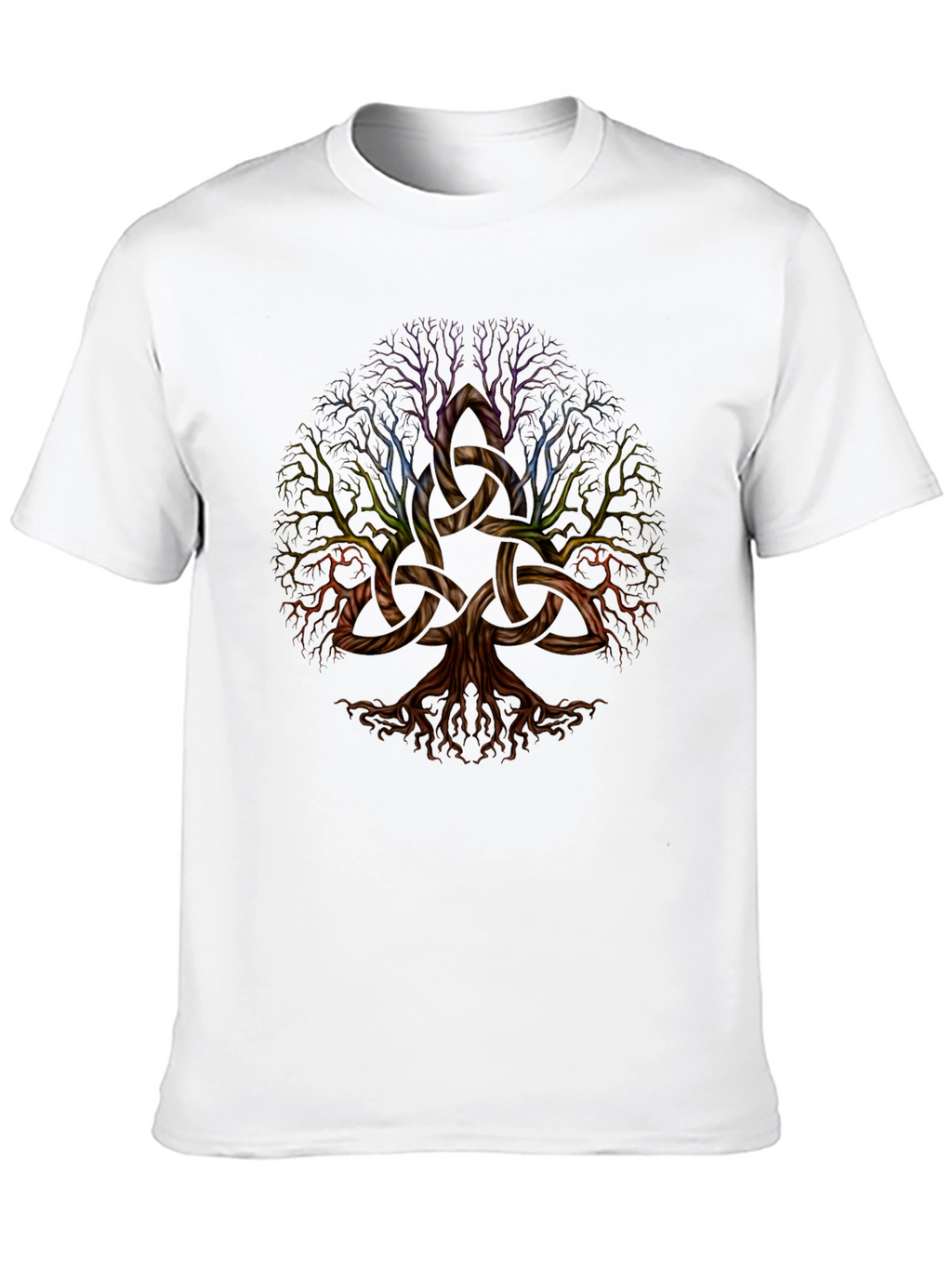 Celtic Tree of Life Graphic Black T-Shirt