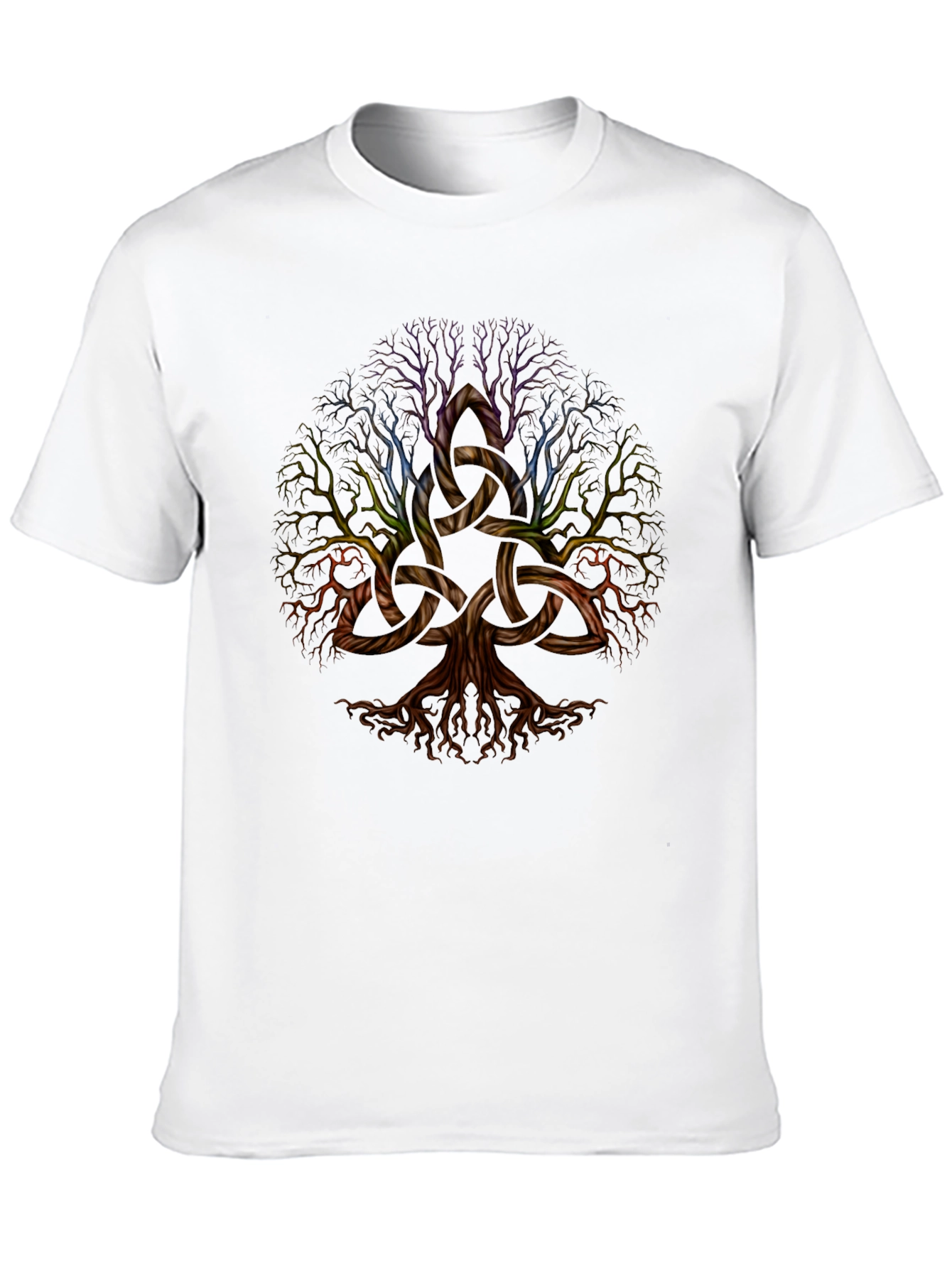 Celtic Tree of Life Graphic Black T-Shirt