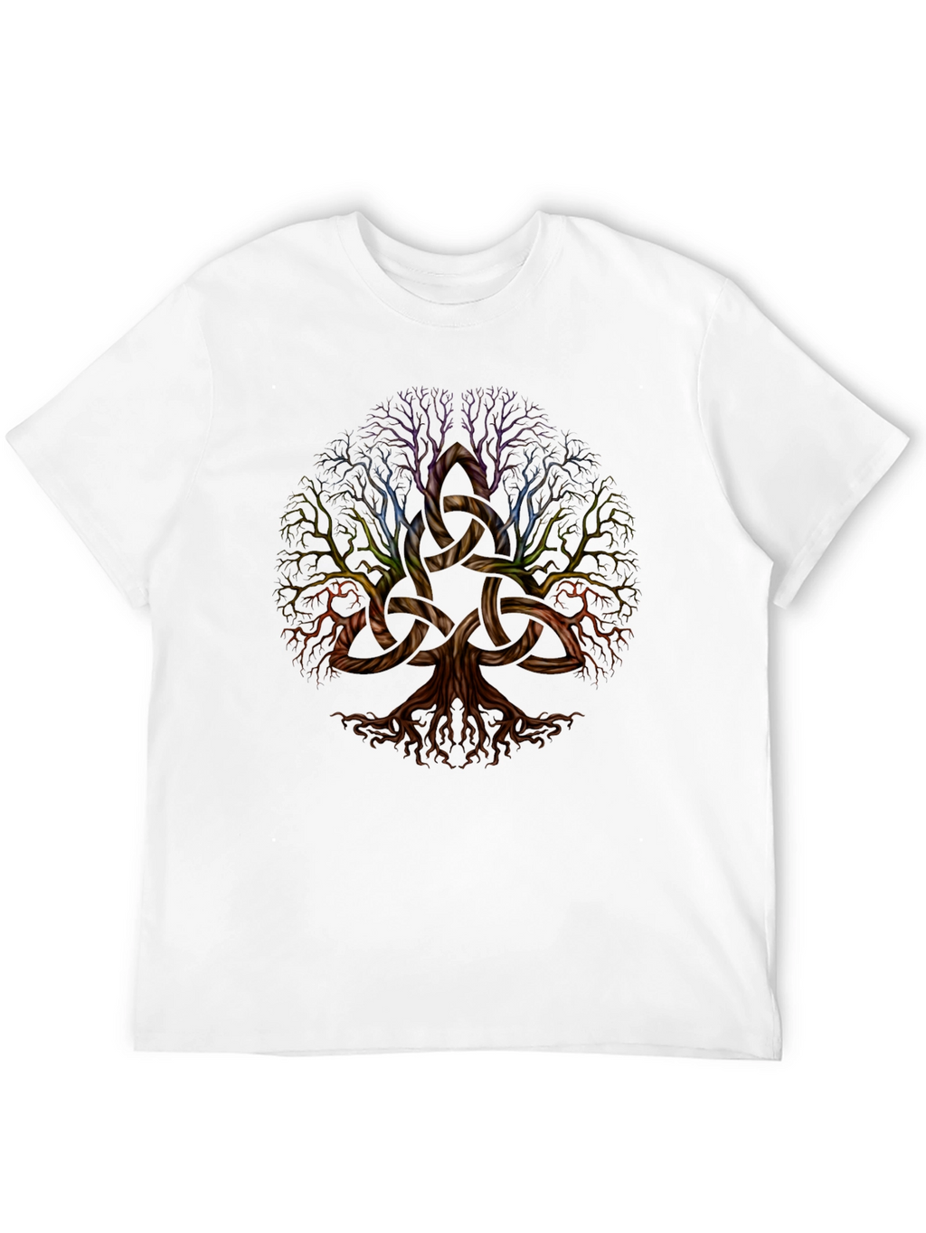 Celtic Tree of Life Graphic Black T-Shirt