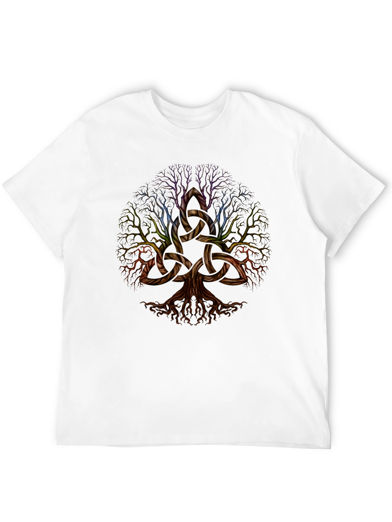 Celtic Tree of Life Graphic Black T-Shirt