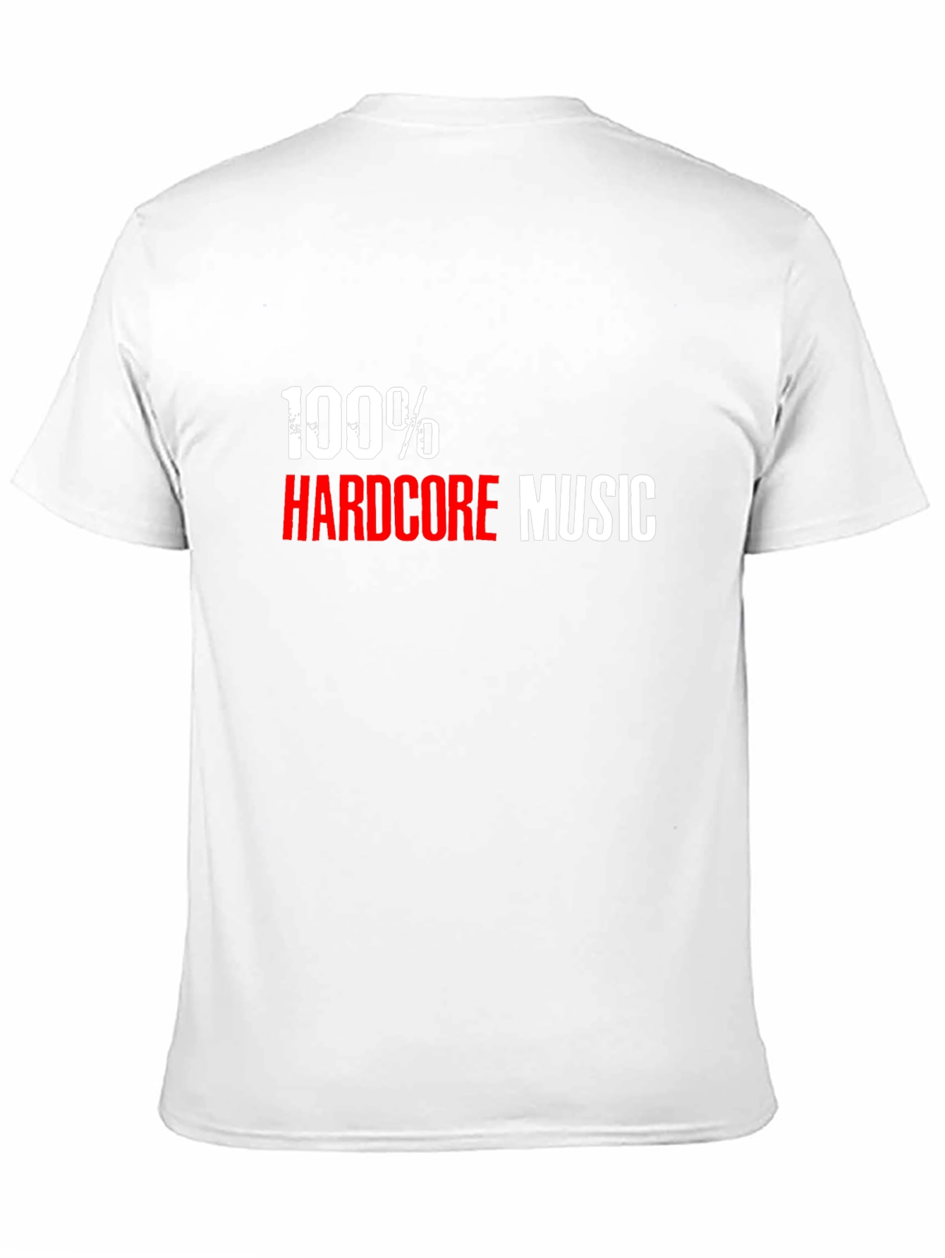 100% Hardcore Music Black T-Shirt