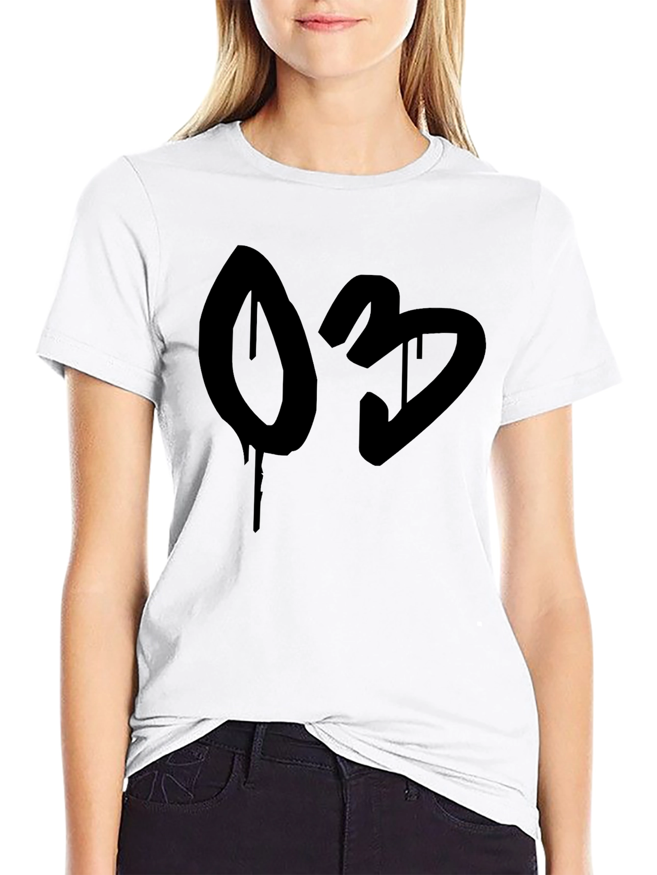 Black 03 Graphic T-Shirt
