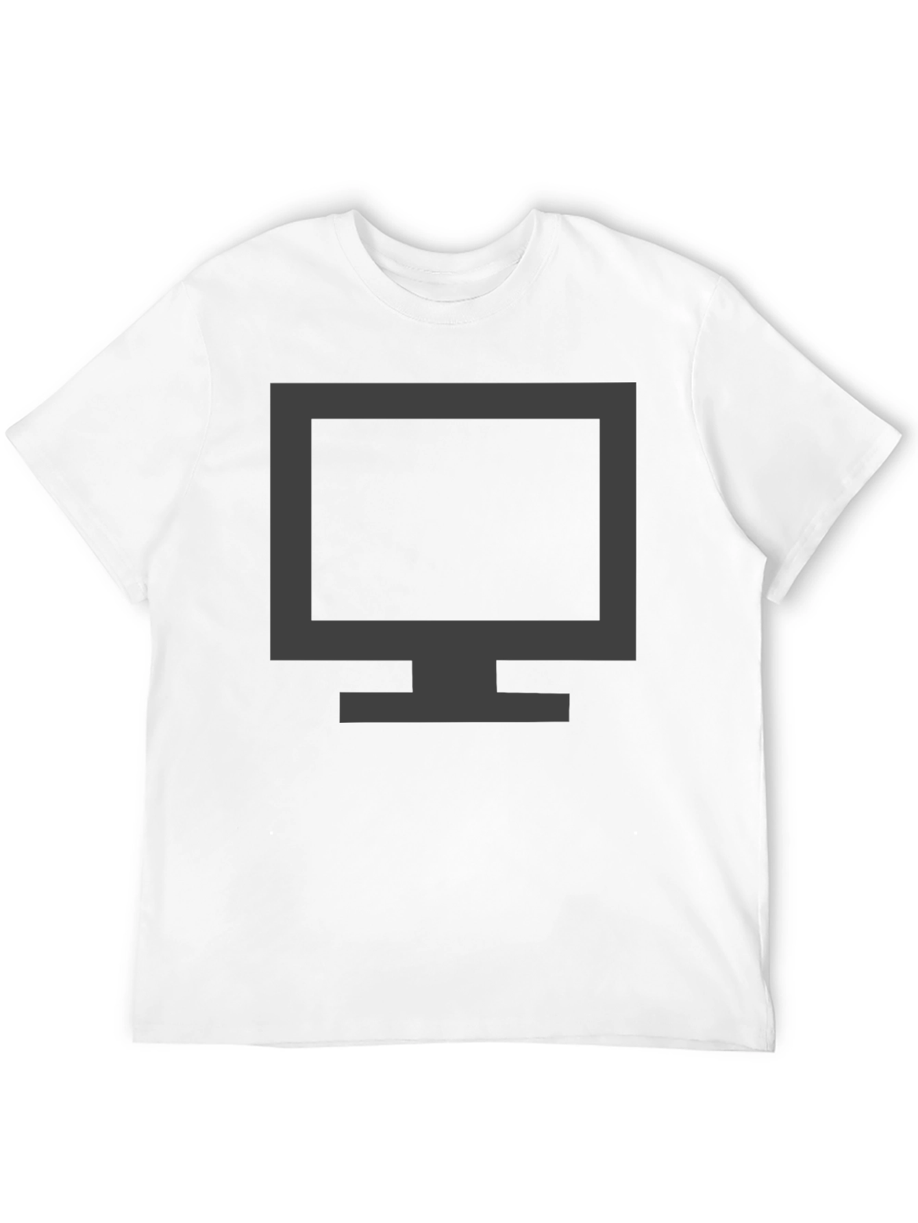 Modern Monitor Graphic T-Shirt - Black
