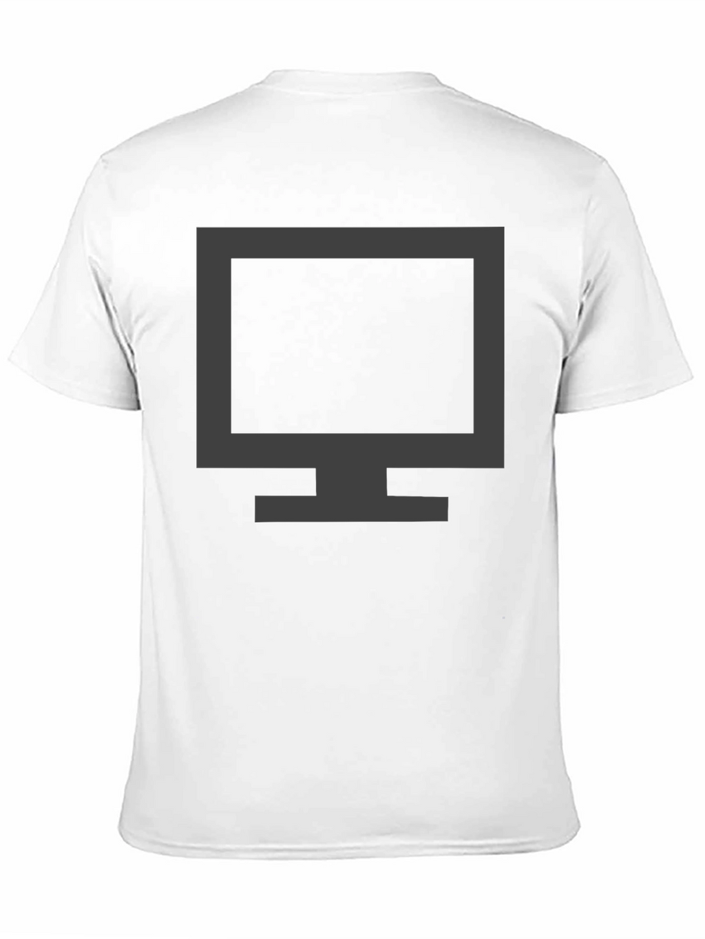 Modern Monitor Graphic T-Shirt - Black