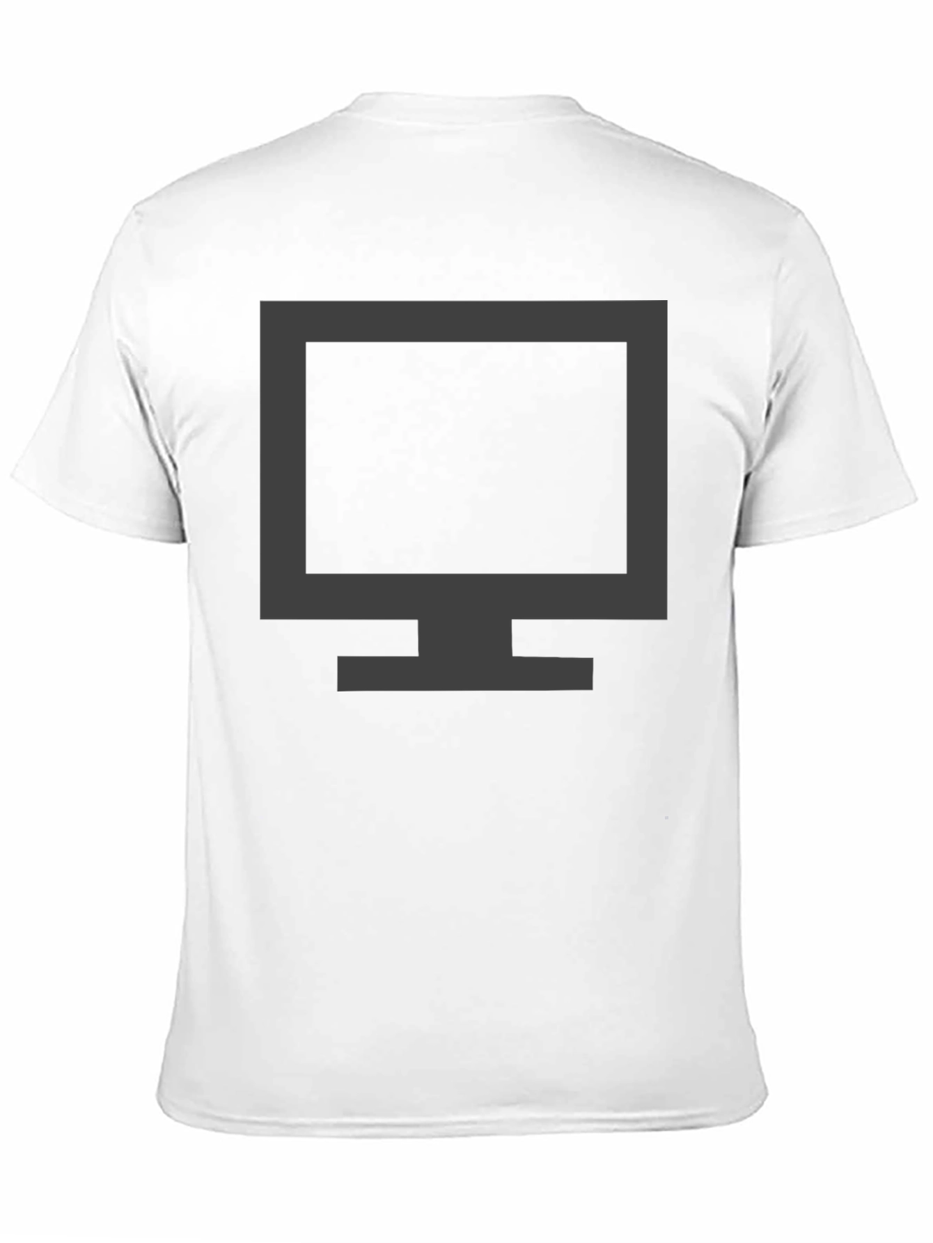Modern Monitor Graphic T-Shirt - Black
