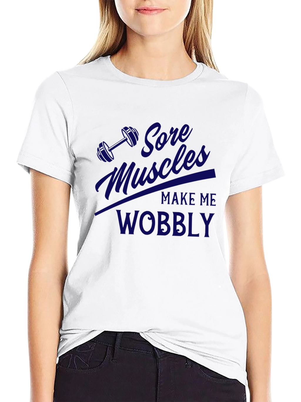 Sore Muscles Wobble Black T-Shirt