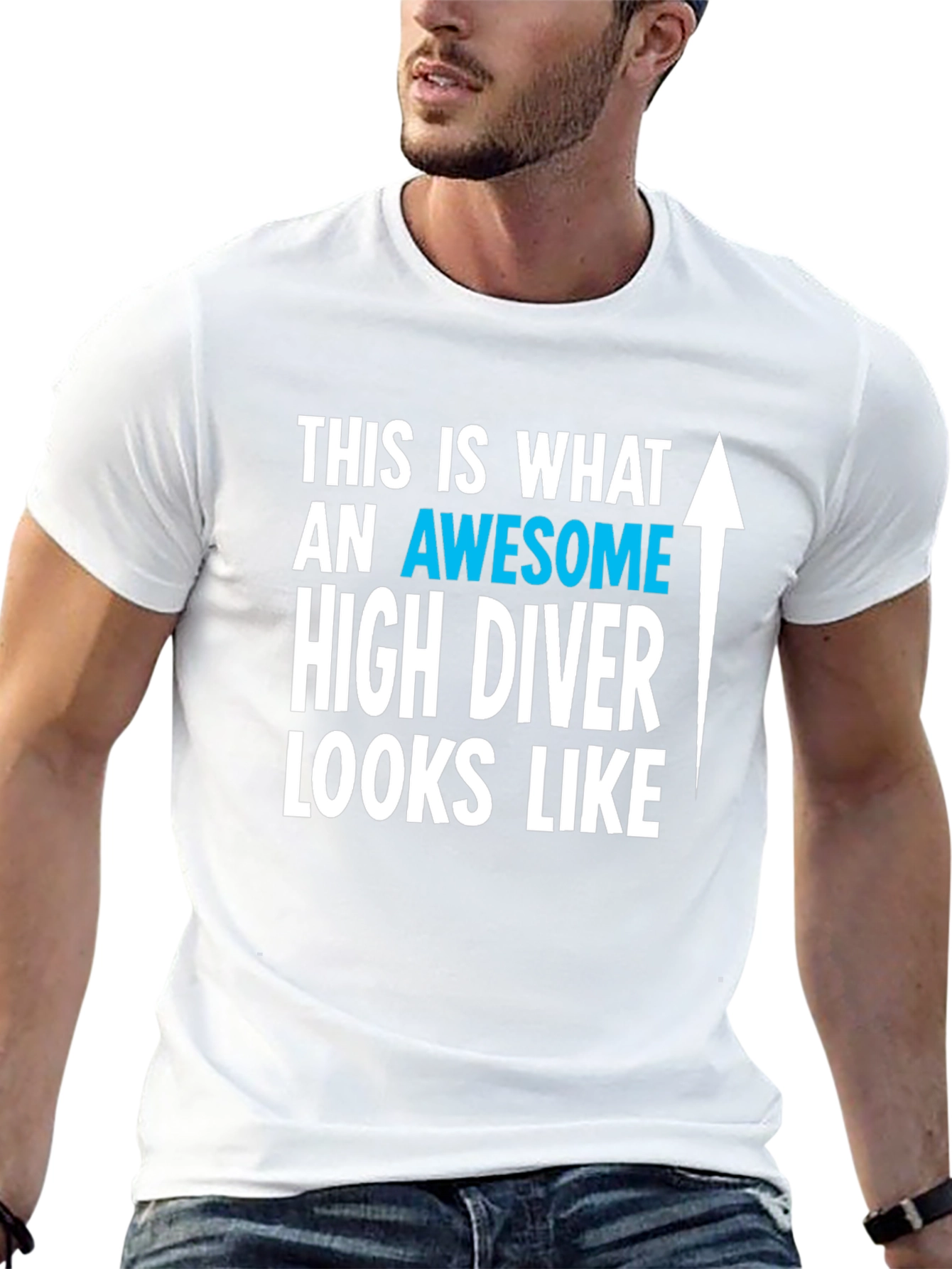Awesome High Diver Graphic Tee