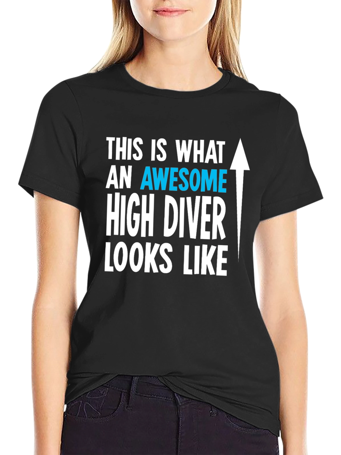 Awesome High Diver Graphic Tee