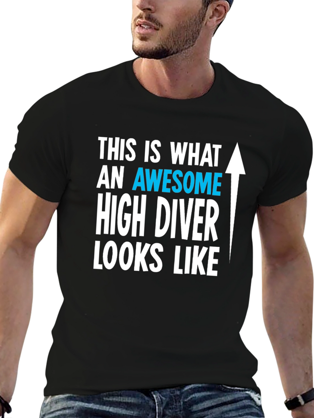 Awesome High Diver Graphic Tee