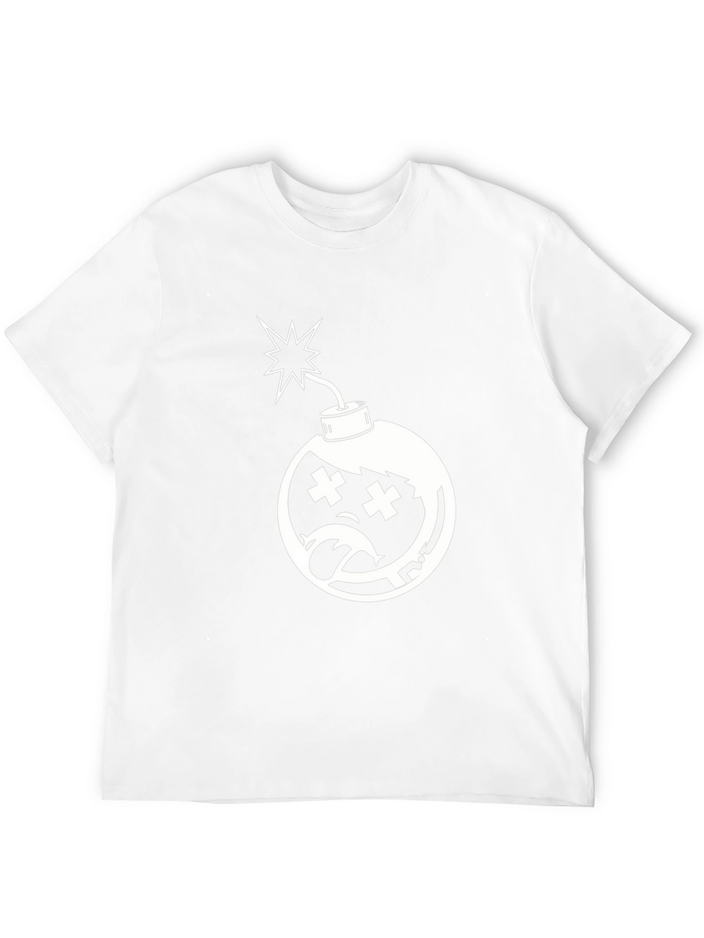 Edgy Bomb Graphic Tee - Classic Black T-Shirt