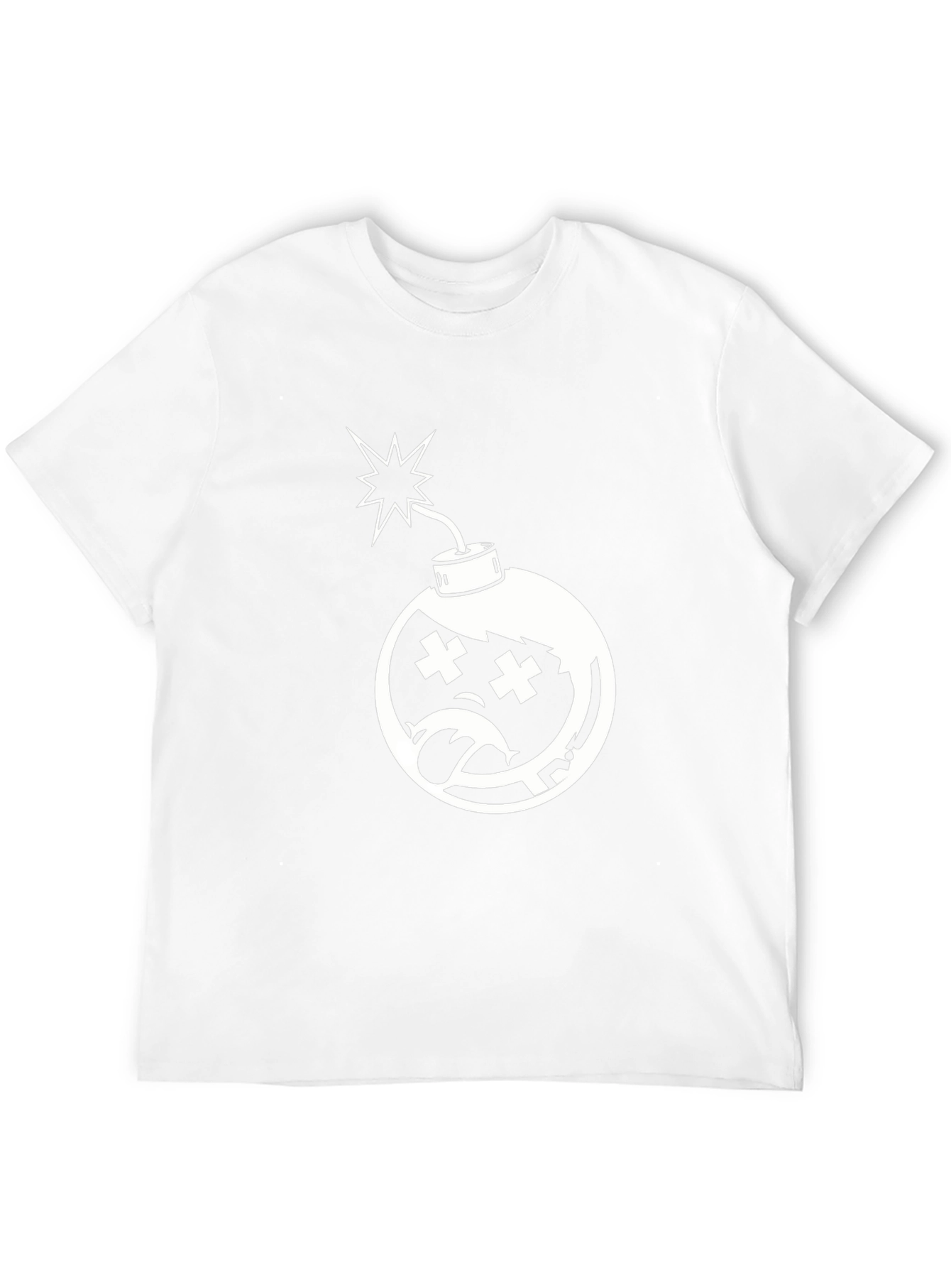 Edgy Bomb Graphic Tee - Classic Black T-Shirt