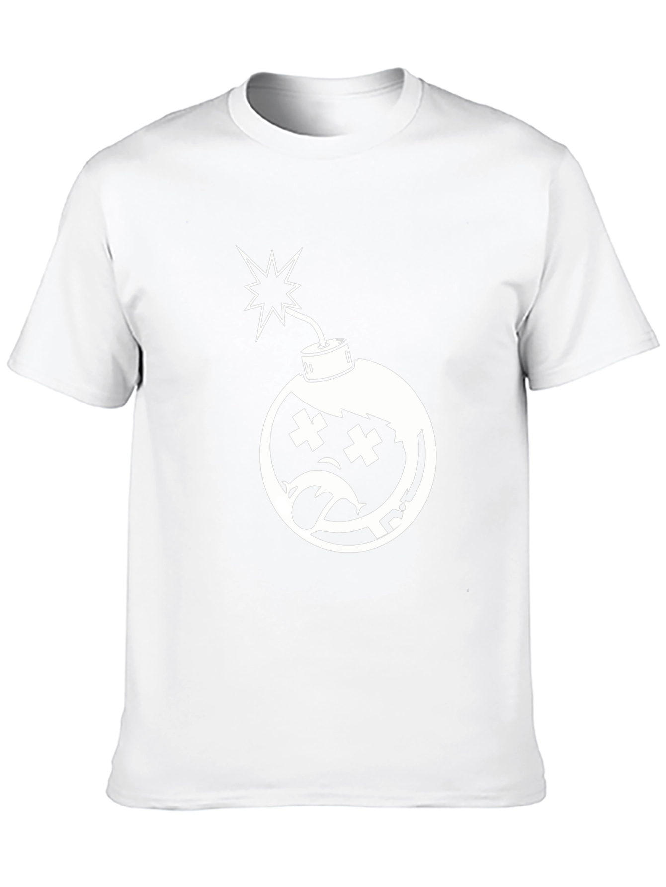 Edgy Bomb Graphic Tee - Classic Black T-Shirt