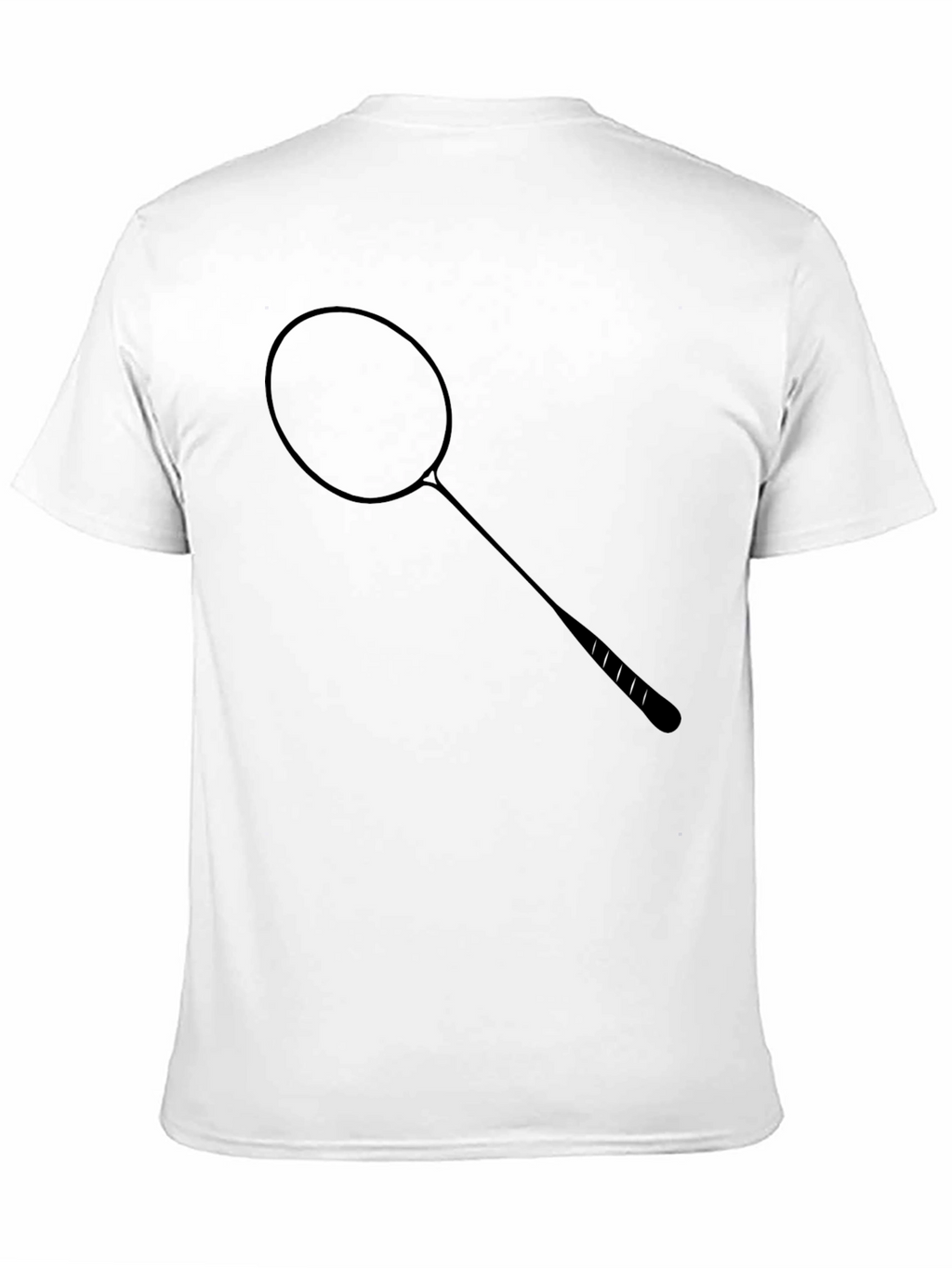 Badminton Graphic Tee - Sporty Casual Style