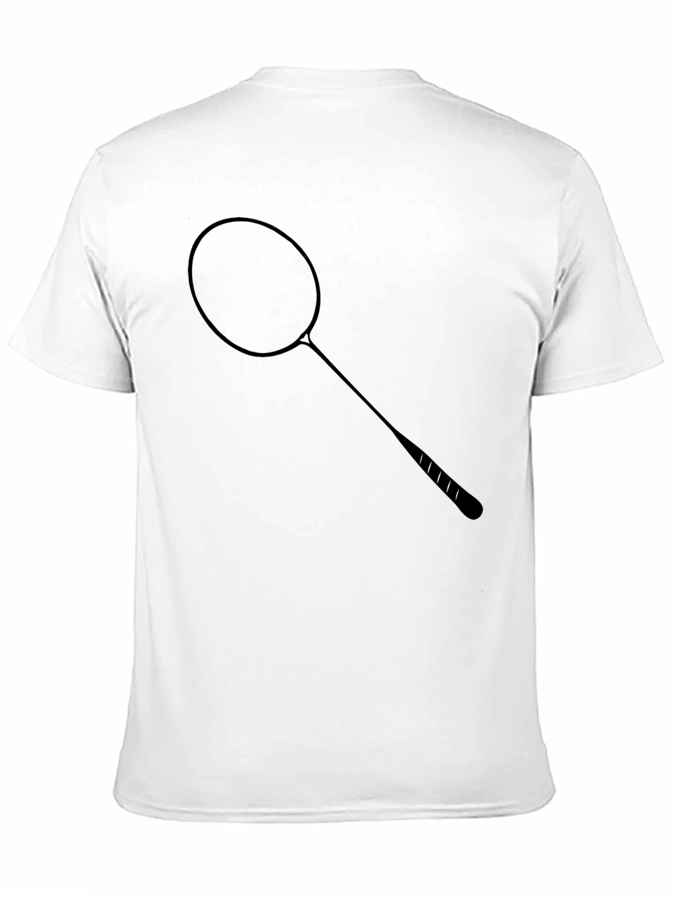 Badminton Graphic Tee - Sporty Casual Style
