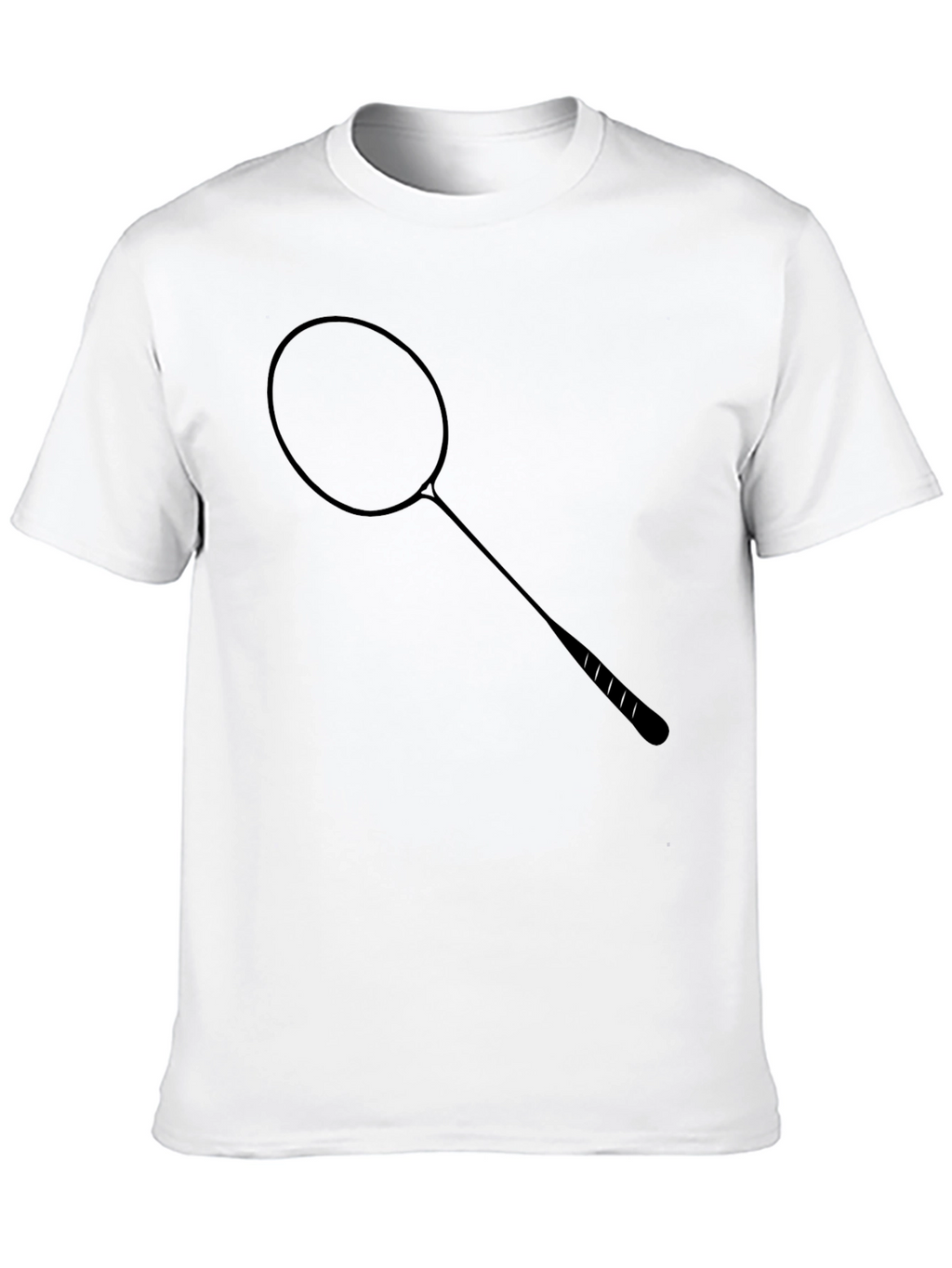Badminton Graphic Tee - Sporty Casual Style