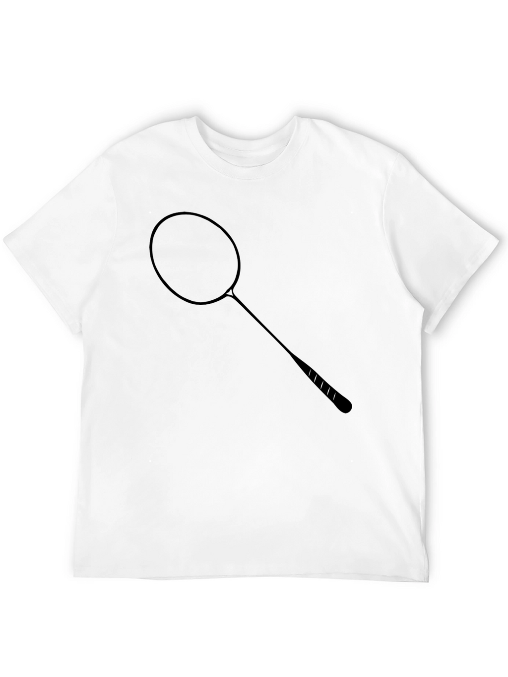Badminton Graphic Tee - Sporty Casual Style