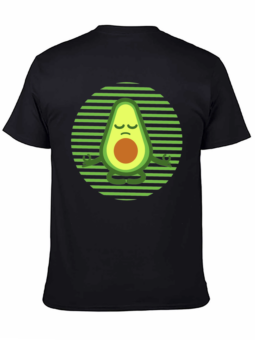 Yoga Avocado T-Shirt - Meditating Fruit Tee