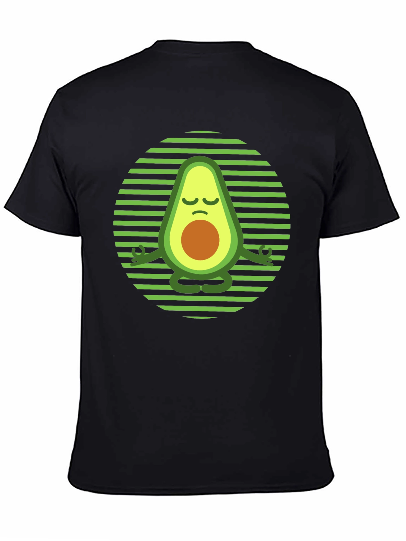 Yoga Avocado T-Shirt - Meditating Fruit Tee
