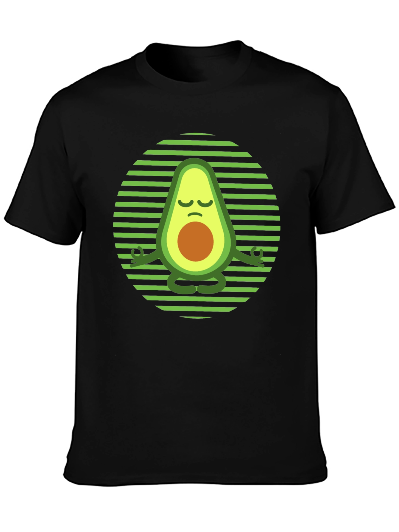 Yoga Avocado T-Shirt - Meditating Fruit Tee