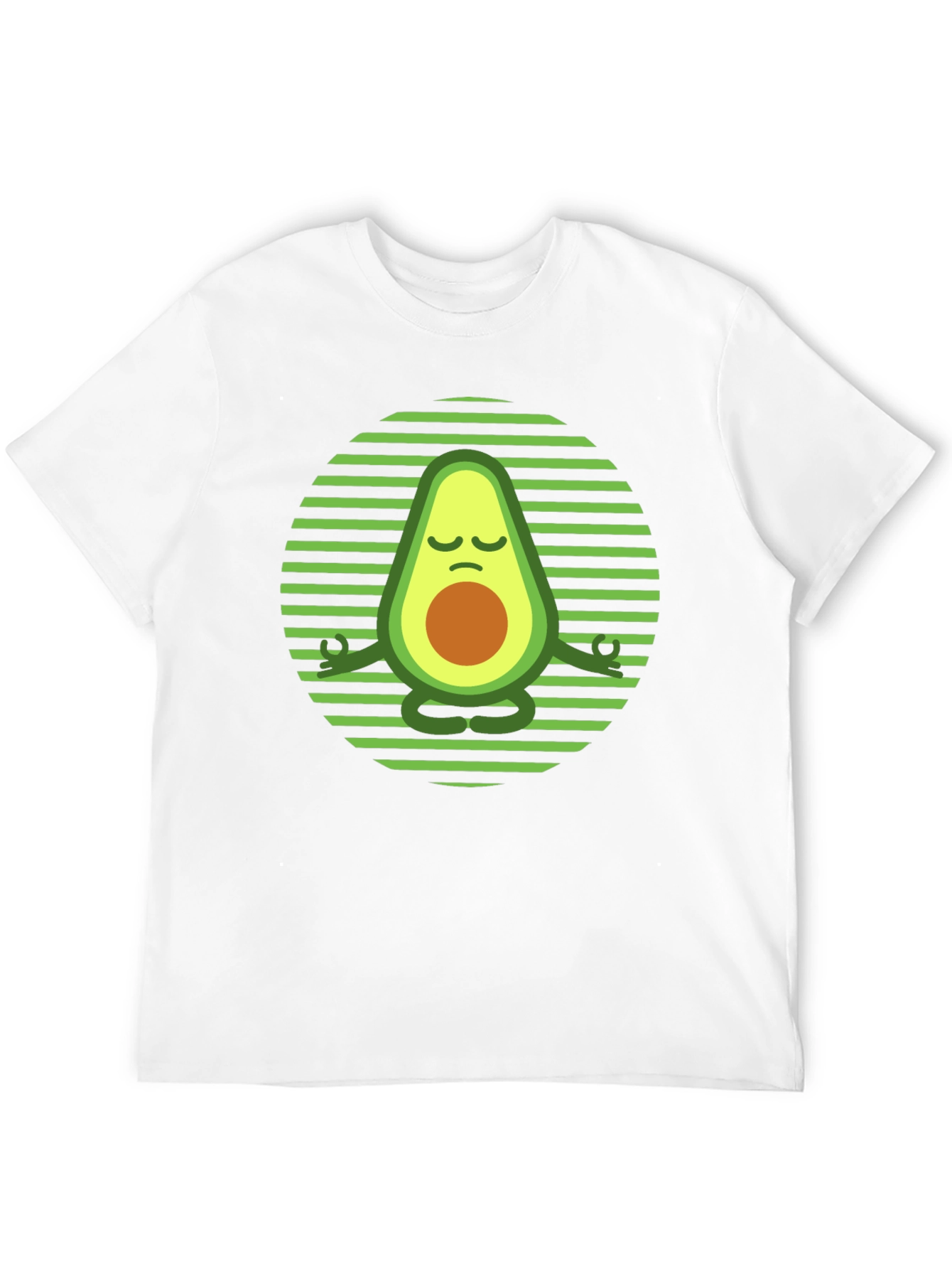 Yoga Avocado T-Shirt - Meditating Fruit Tee