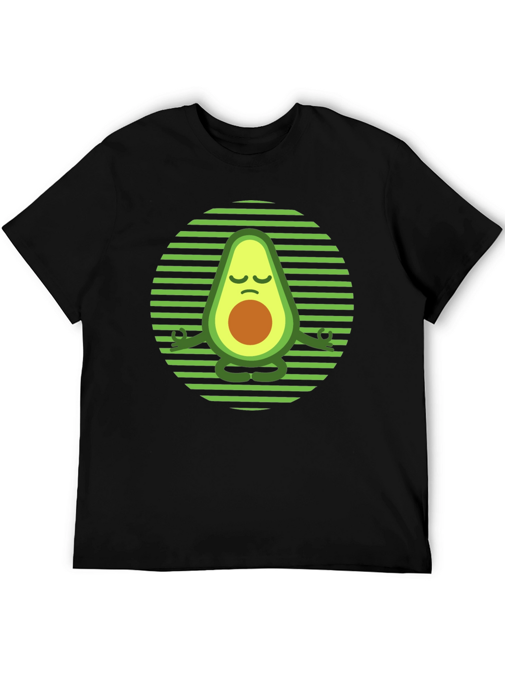 Yoga Avocado T-Shirt - Meditating Fruit Tee