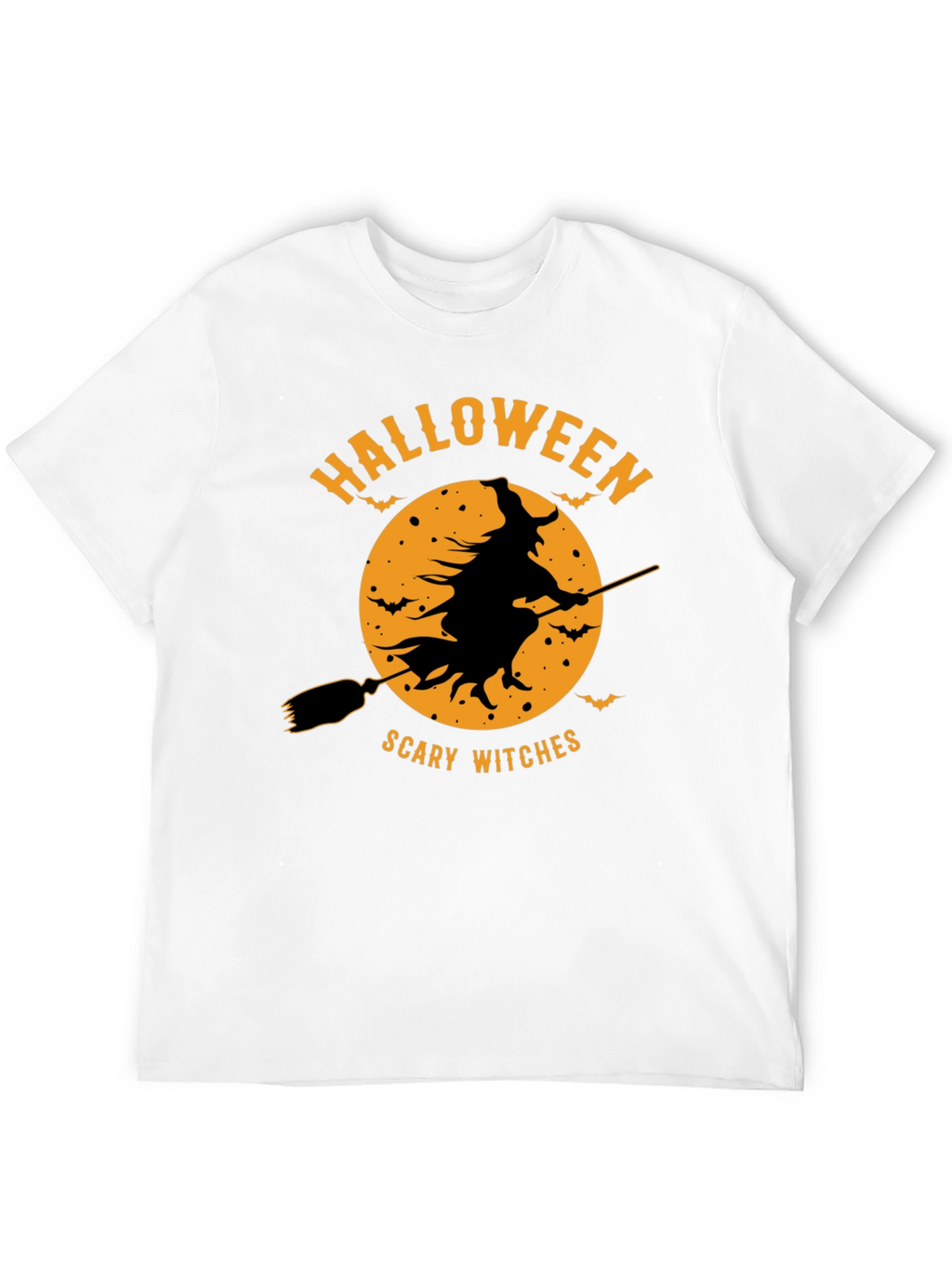 Halloween Scary Witches Black T-Shirt