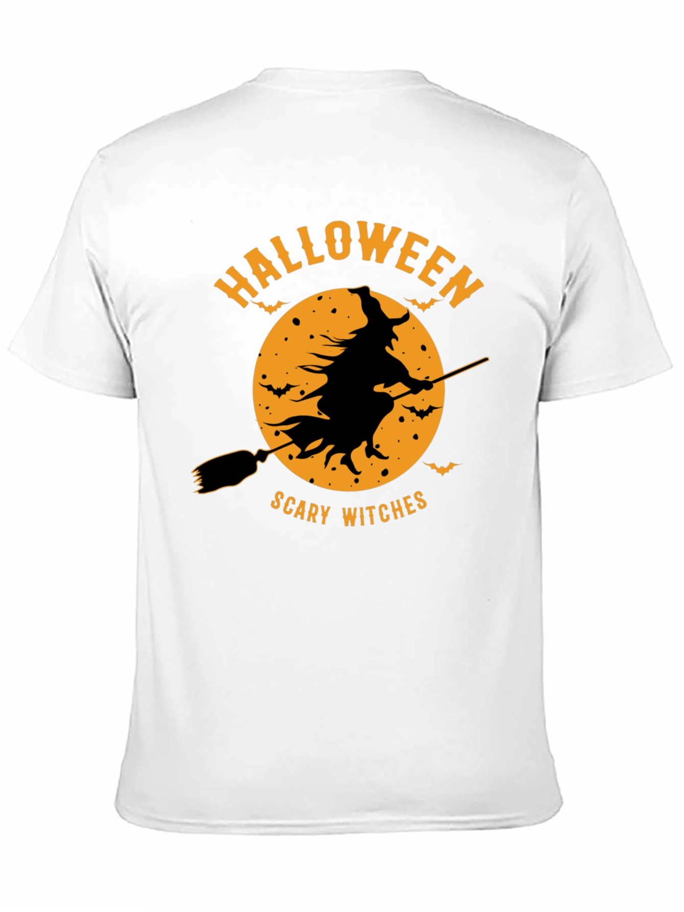 Halloween Scary Witches Black T-Shirt