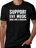 Support Live Music T-Shirt