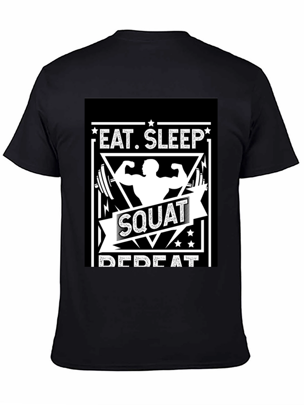 Eat Sleep Squat Repeat Graphic T-Shirt