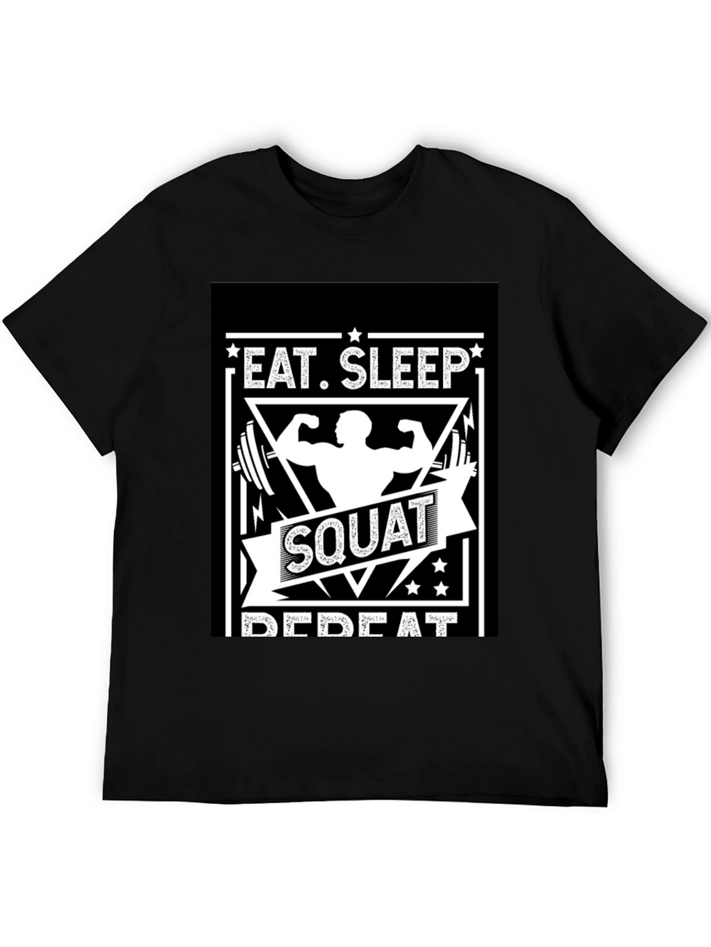 Eat Sleep Squat Repeat Graphic T-Shirt