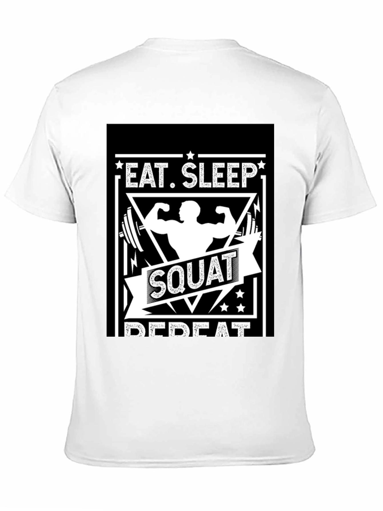 Eat Sleep Squat Repeat Graphic T-Shirt