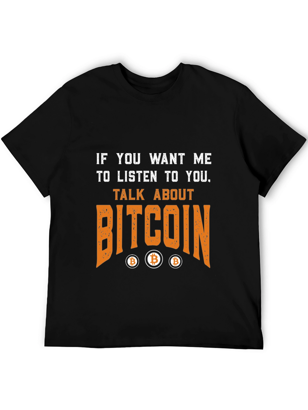 Bitcoin Talk T-Shirt Crypto Fan Tee