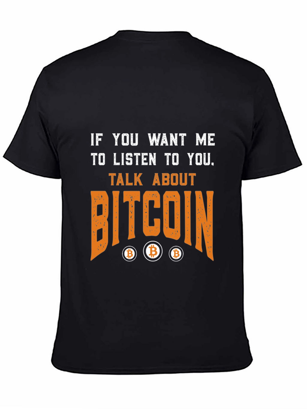 Bitcoin Talk T-Shirt Crypto Fan Tee