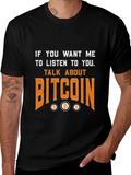 Bitcoin Talk T-Shirt Crypto Fan Tee