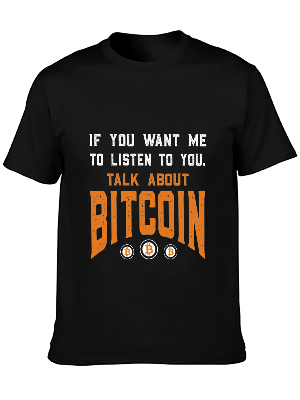 Bitcoin Talk T-Shirt Crypto Fan Tee