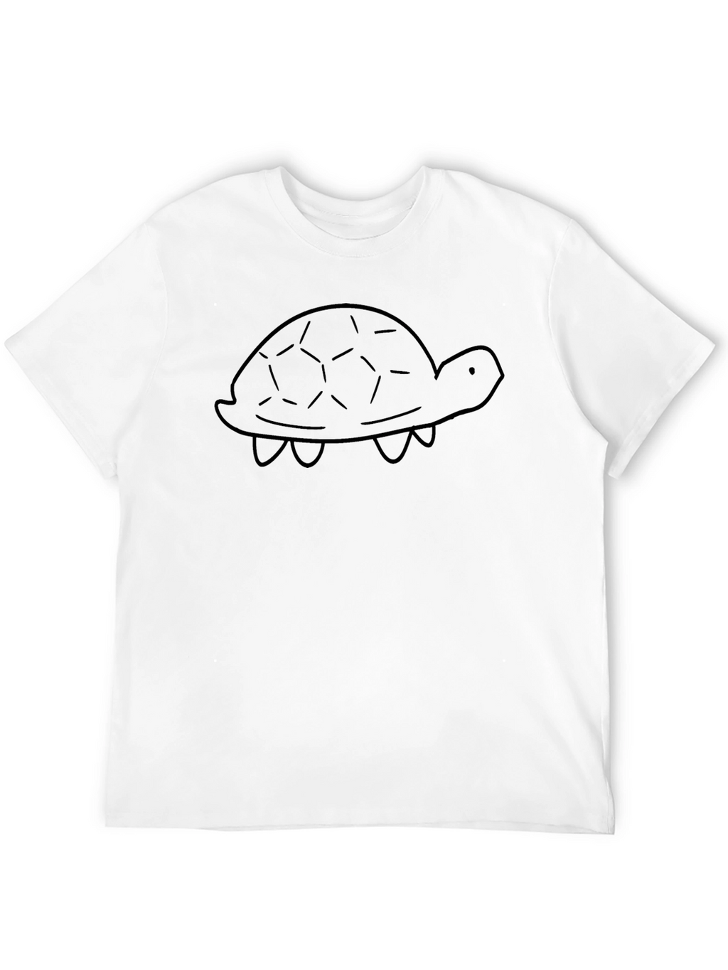 Turtle Graphic Tee - Classic Black Cotton
