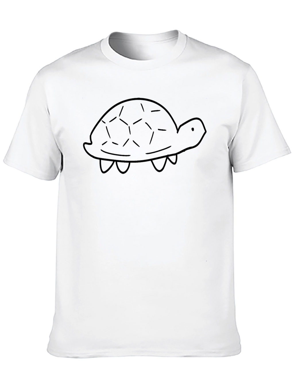 Turtle Graphic Tee - Classic Black Cotton